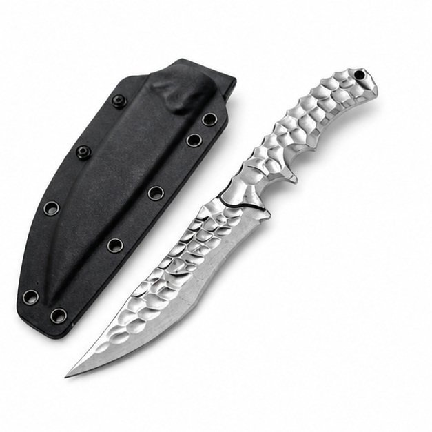 Ice straight knife, high hardness and sharp hunting knife, carry-on straight knife